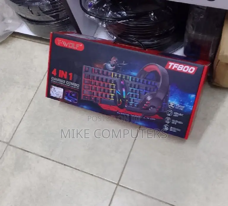 4 in 1 Gaming Keyboard and Mouse Speaker Headphone
