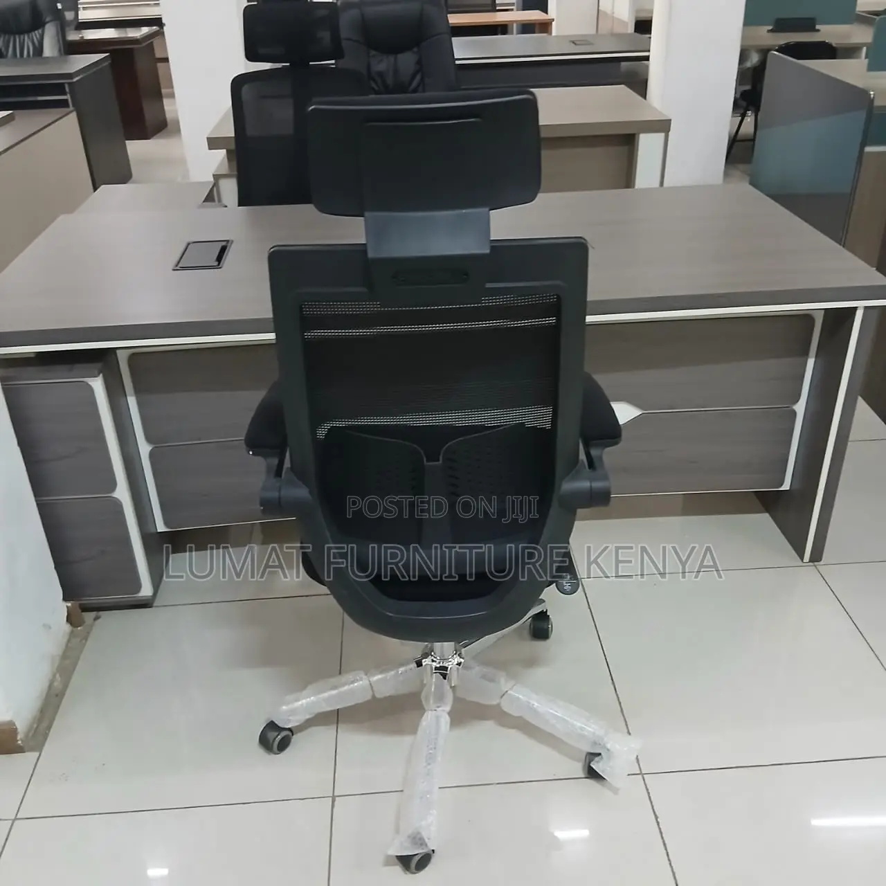 Black Hand Flipping Office Seat