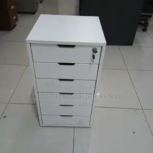 Modern White Chest of Drawer Office Storage
