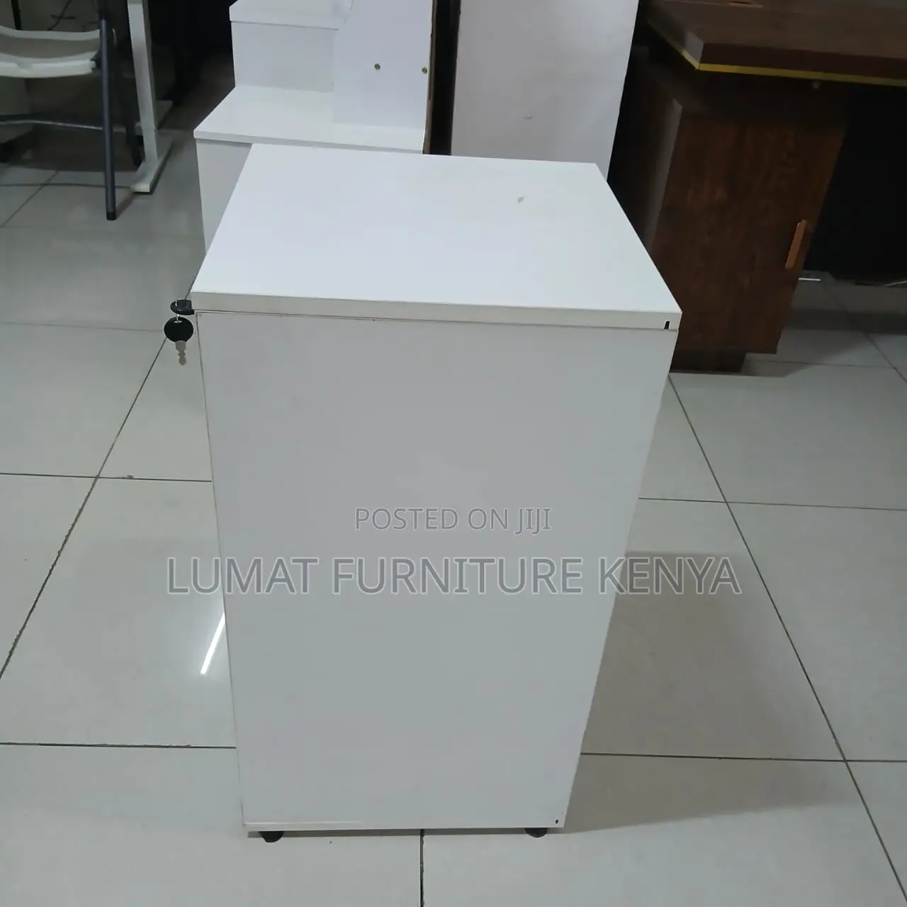 Modern White Chest of Drawer Office Storage