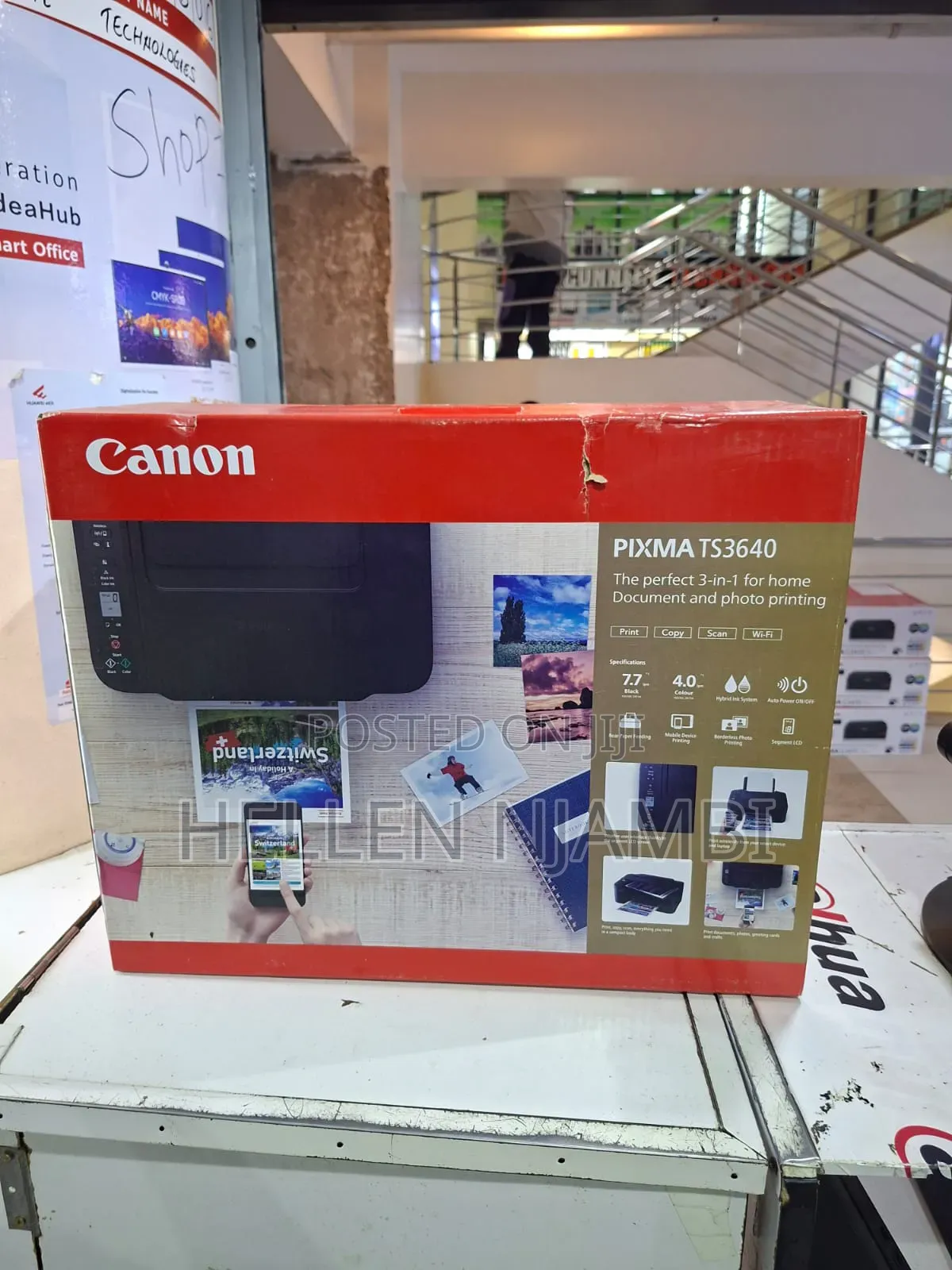 Canon Pixma Ts3640 Wireless Printer