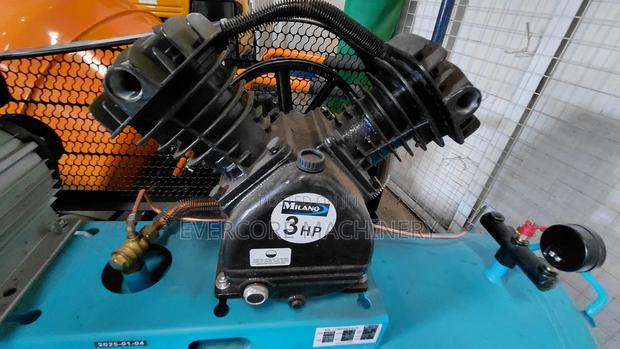 Milano Italia 200l Electric Air Compressor Double Piston. - thumbnail 3