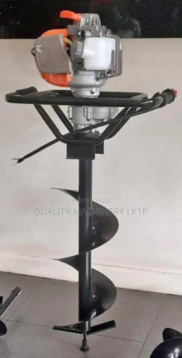 Reliable Single Bit Earth Auger Petrol Engine Machine