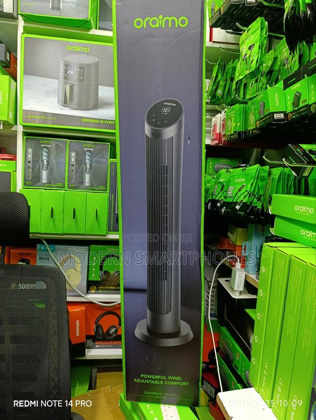 Oraimo Cyberstorm 40 Inch 50w Tower Fan.