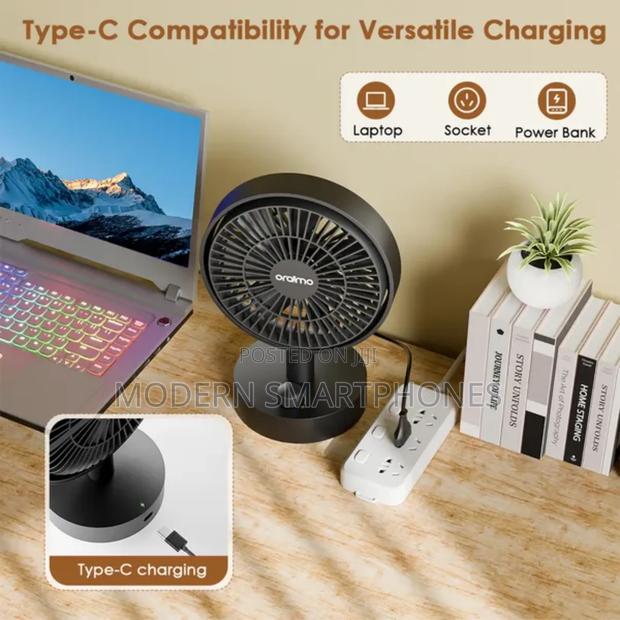 Oraimo Reachable Smarttablefan 5w Table Fan - thumbnail 5
