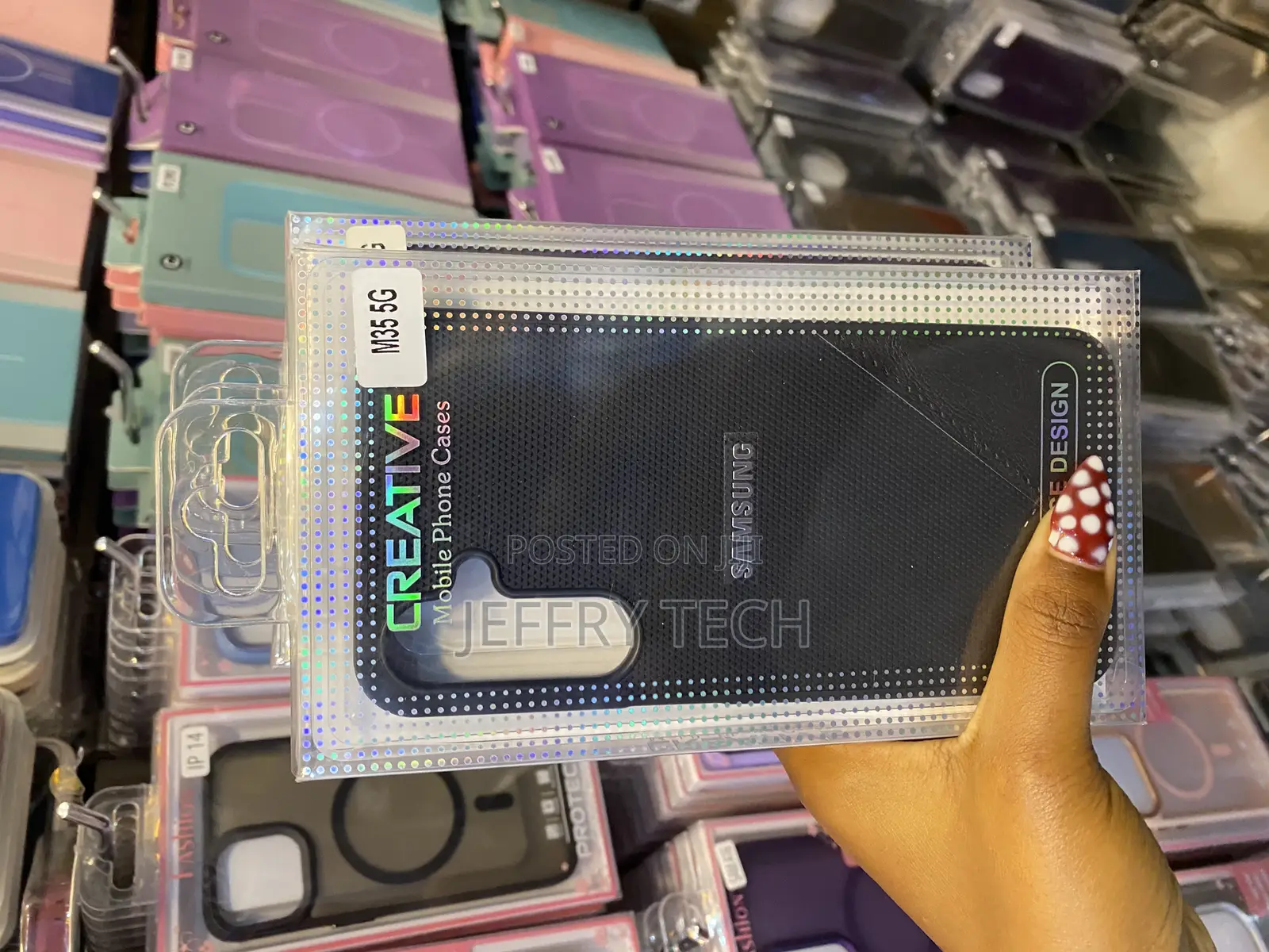 Bisert Samsung Galaxy M55 5g Leather Style Back Case