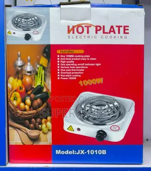 Portable Electric Hot Plate, Model Jx-1010b.