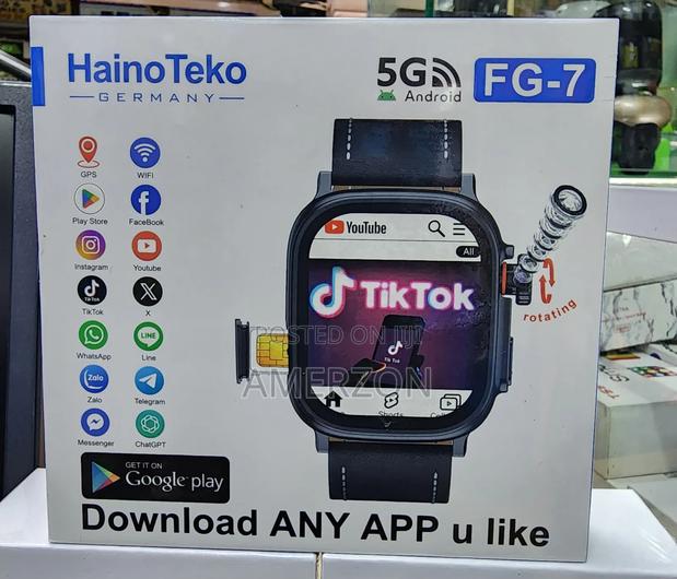 Hainoteko Fg-2 5g Android Smart Watch With 5g Sim Support