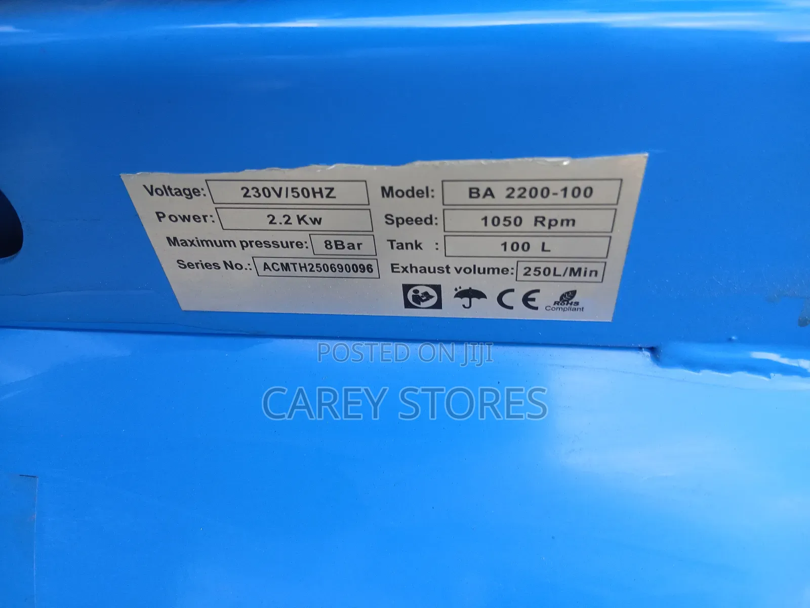 Electric Compressor  100 Liters