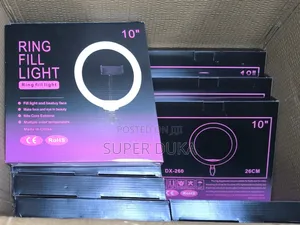Ring Light. 10-Inch Led Ring Fill Light, Model Dx-260.