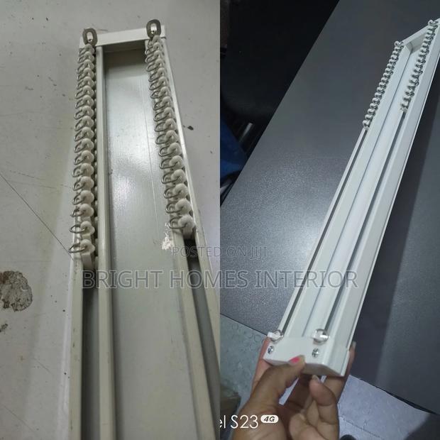 Double Aluminum Curtain Rail Curtain Rail - main view