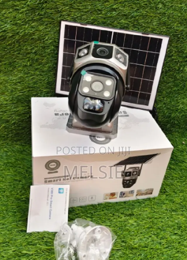 4g Solar Camera Dual Lens Outdoor Security 4g Solar Camera