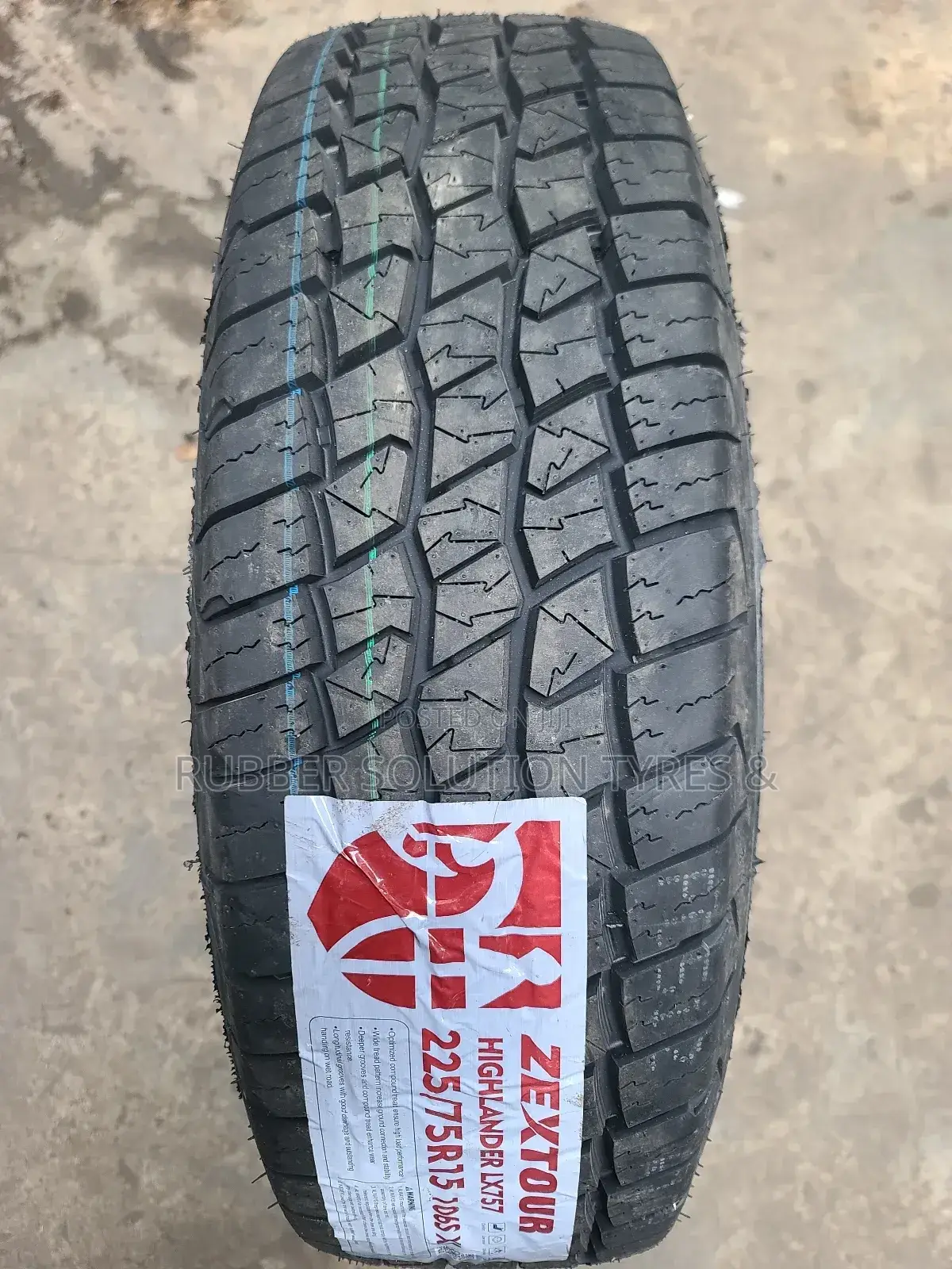 225 /75 R15 Zextour Tyres Highlander 106S XL a/T All-Terrain