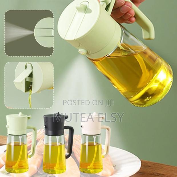 2 Way 450ml Spray or Pour Glass Oil Dispenser - thumbnail 3