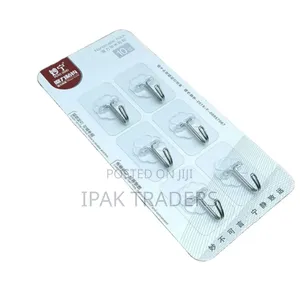 6pcs Punchfree Wall Sticker Hooks*