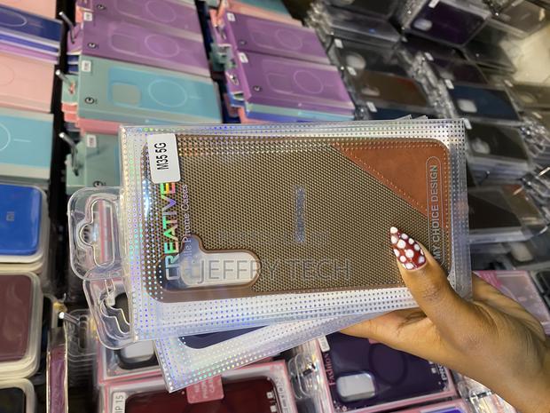 Wertseb Galaxy M35 5g Business Style Pu Leather Protective Back Case - main view