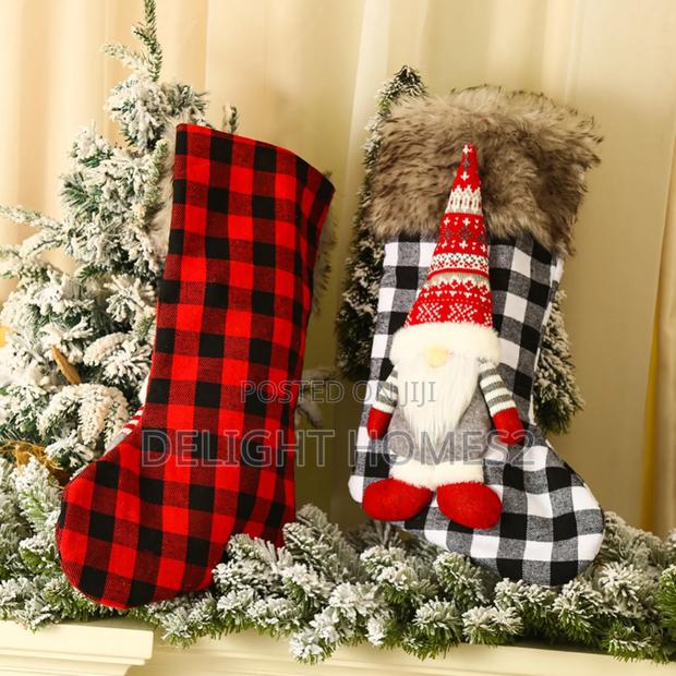 Buffalo Plaid Christmas Stocking_st - thumbnail 2