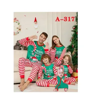 *Christmas Pajamas Outfit for Both Adults Kids Pyjamas Set(Top+Pant)