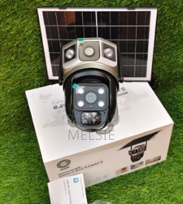 4g Dual Lens PTZ Camera – Full Coverage Solar Dual Lens Security Cam