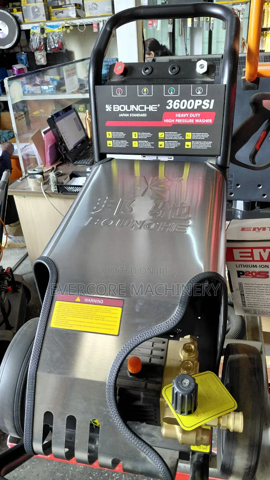 Bounche 3600psi Heavyduty Highpressure Washer Single Phase.