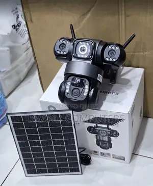 Triple Lens Solar 4g Simcard Camera