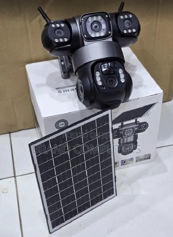 4g Solar Triple Lens Simcard Outdoor Camera With Audio and Full Color