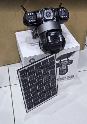 V380 Triple Lens Camera Security Solar Camera With 4g Sim Card - thumbnail 2