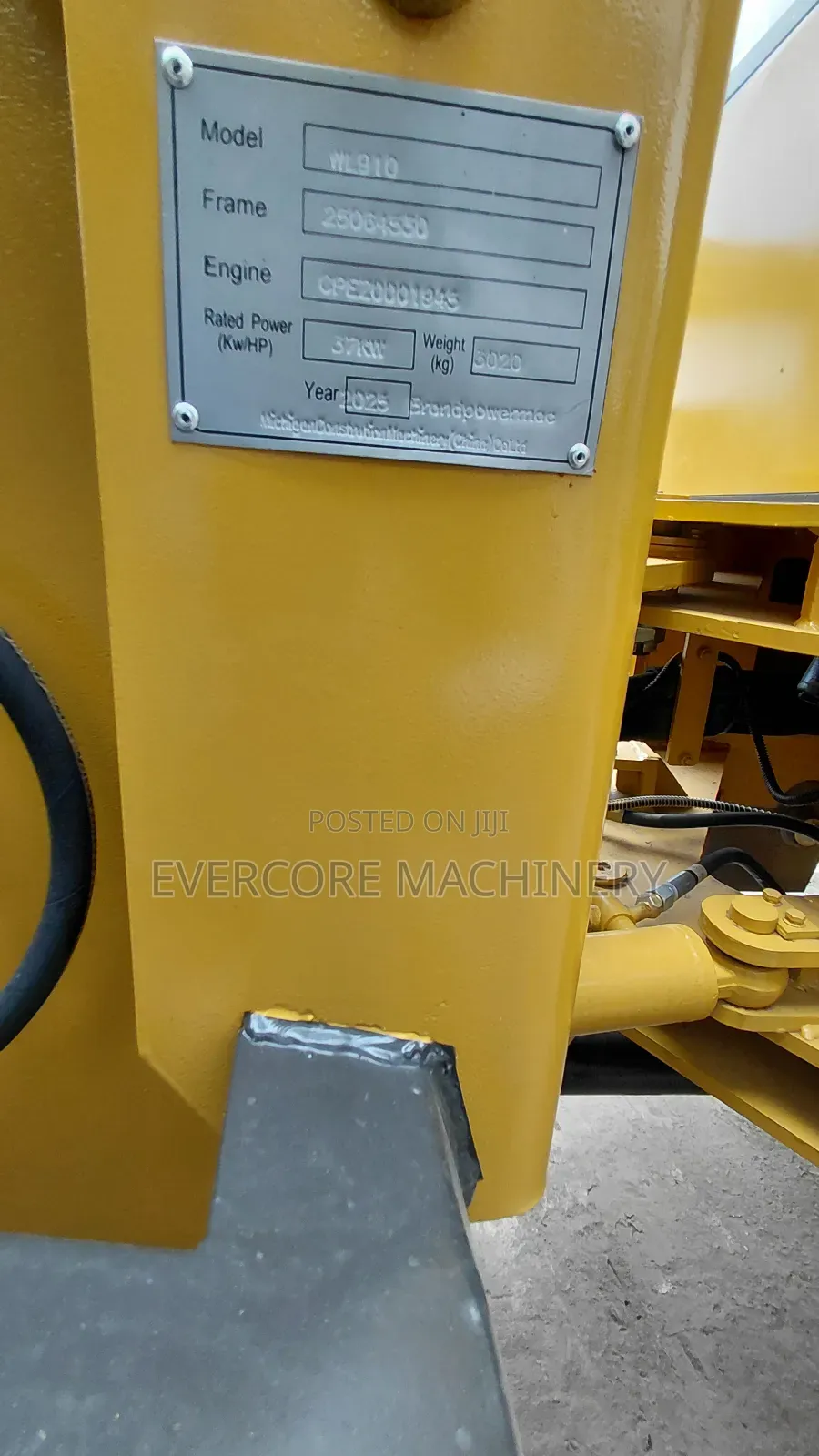 Diesel Wheel Loader Wl910 37kw .
