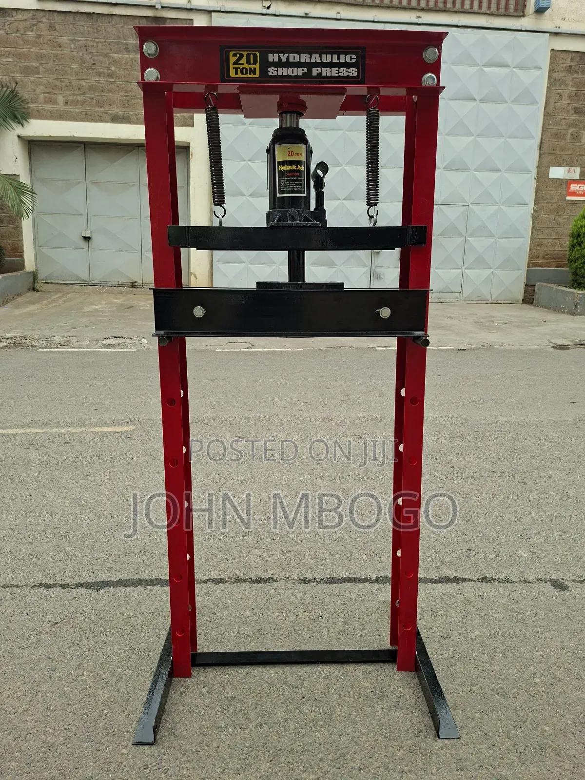Manual Hydraulic Shop Press 20 Ton