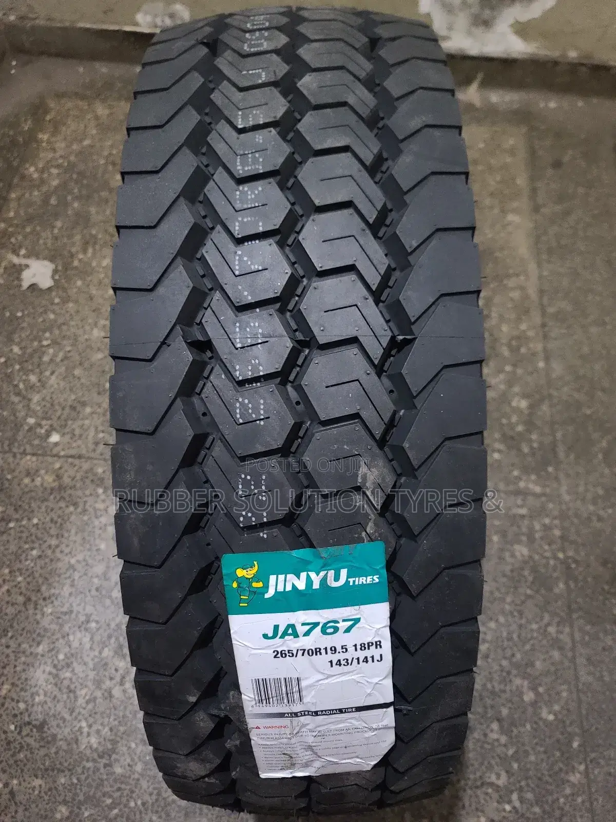 265/70r19.5 Jinyu Tires 18pr Ja767