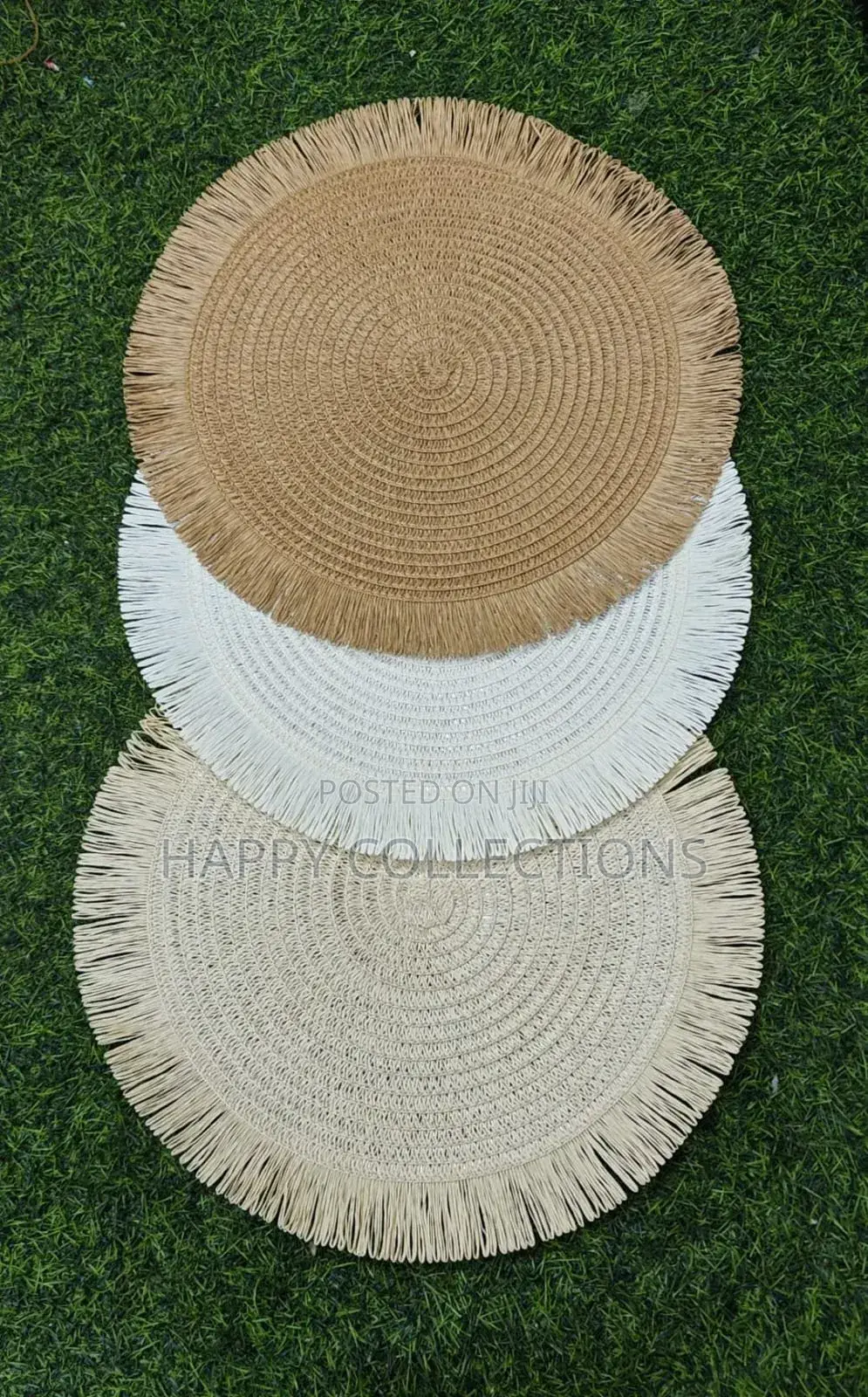 Luxurious Woven Round Rattan Table Mats/Placemat