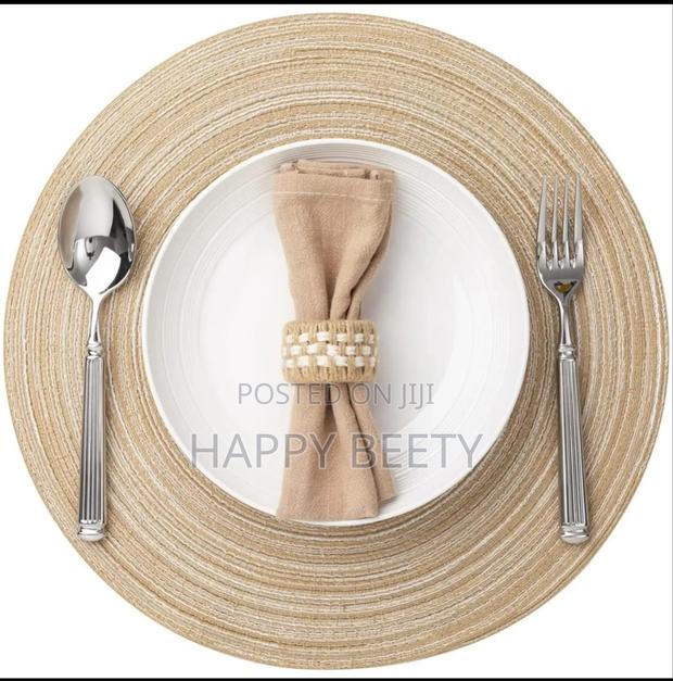 High-Quality,Thick Ramie Woven Table Mats - main view