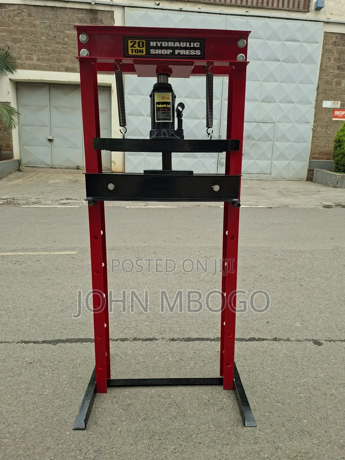 Straightening Hydraulic Shop Press