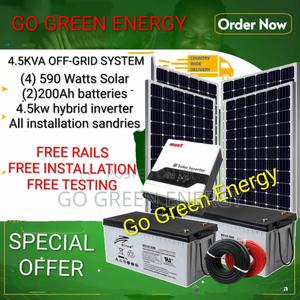 4.5kw Solar Off Grid - main view