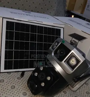 Crystal-Clear Video 4g Solar Powered Dual Lens Outdoor Camera
