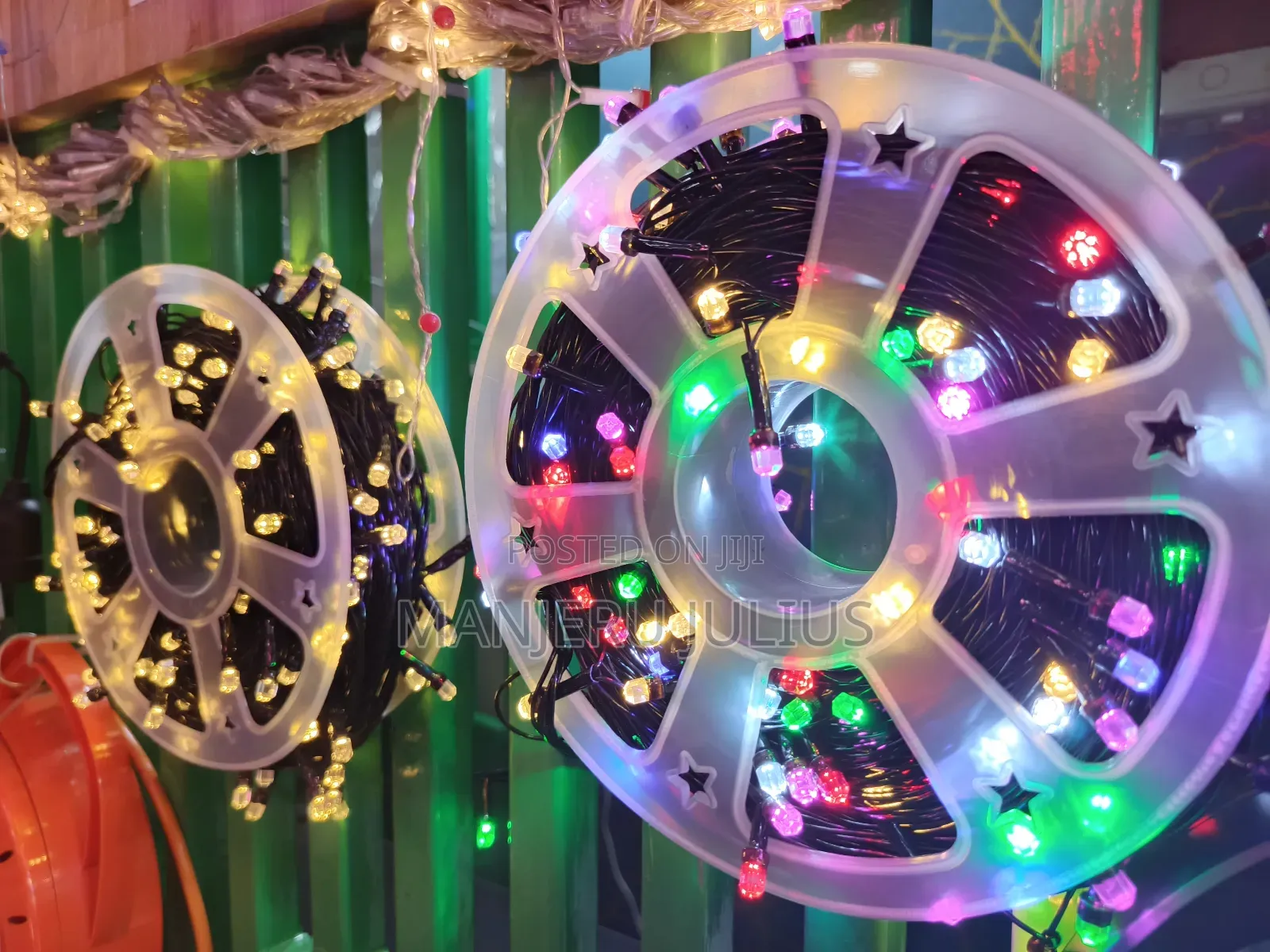 Black Cable 50m Christmas Lights