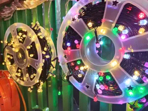 Black Cable 50m Christmas Lights