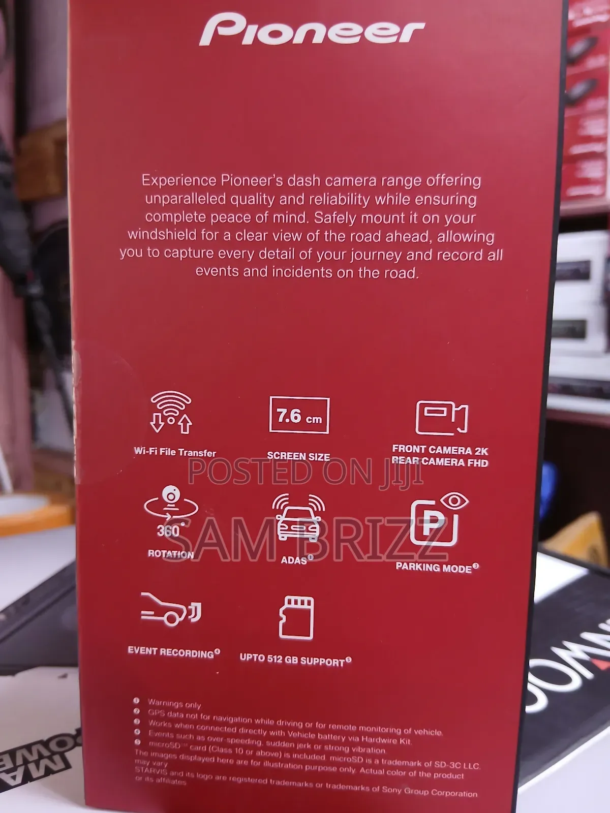 Pioneer Dash Camera H520 Dc