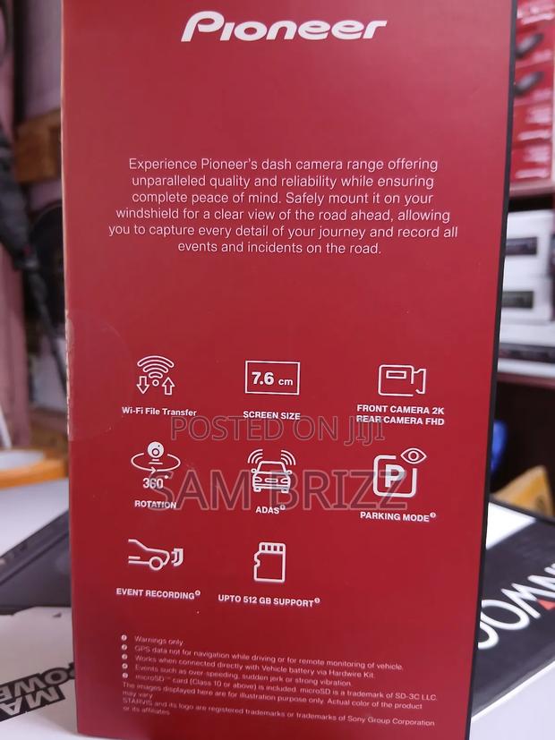 Pioneer Dash Camera H520 Dc - thumbnail 2