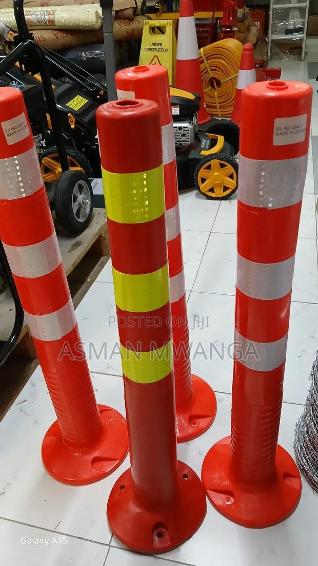Pe Post Corn Yellow/ Red 75cm