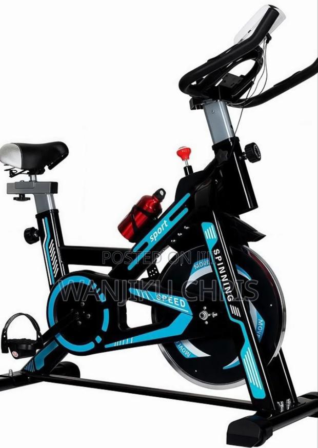 Cardio Spin Bike Machine(Red and Blue)/Cardio Spin Bike Machine - main view
