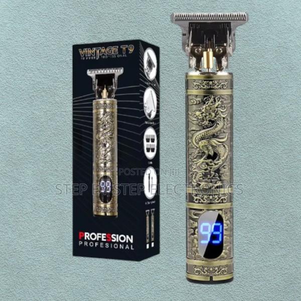 Professional Vintage T9 Hair Trimmer With Led Screen Usb Charging