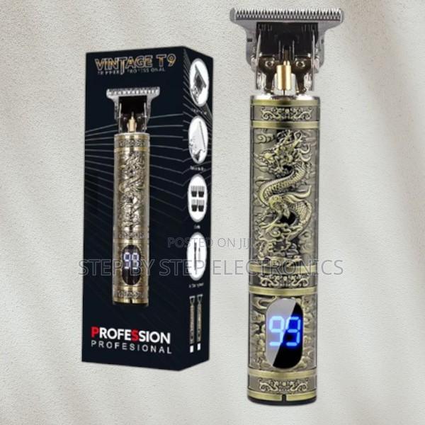 Professional Heavy Duty Vintage T9 Hair Clipper With Led Indicator