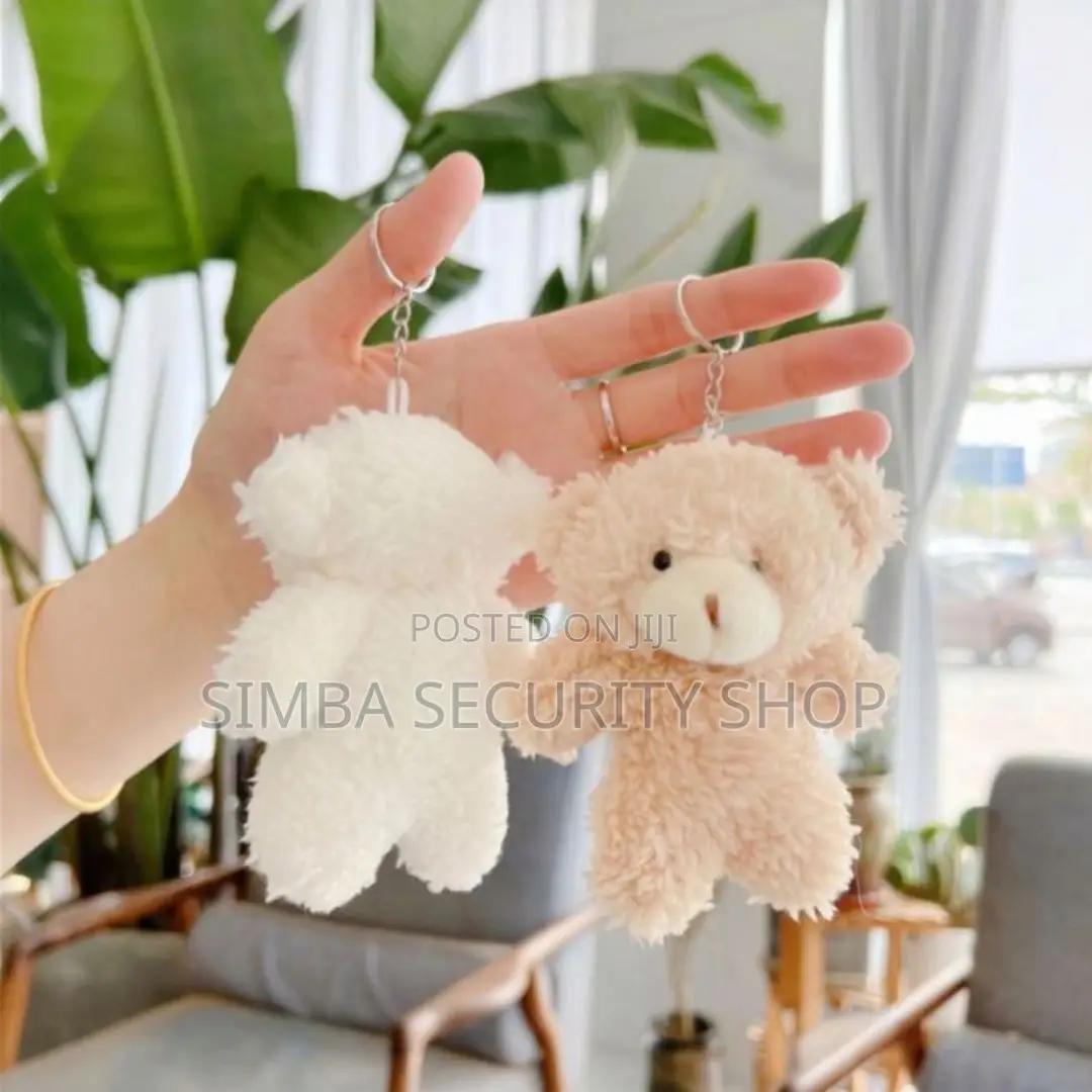 Cute Plush Teddy Bear Keychain Keyholder Toy Pendant Bag Car Doll Gift