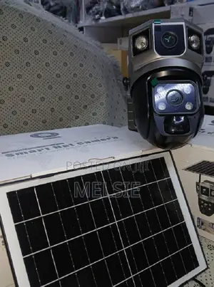 Night Vision, Motion Detection 4g Solar Powered Dual Solar Camera