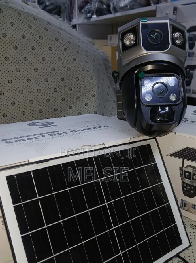Night Vision, Motion Detection 4g Solar Powered Dual Solar Camera
