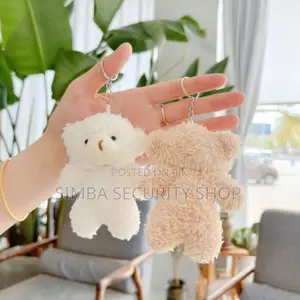 Cute Plush Teddy Bear Keychain Keyholder Toy Pendant Bag Car Doll Gift