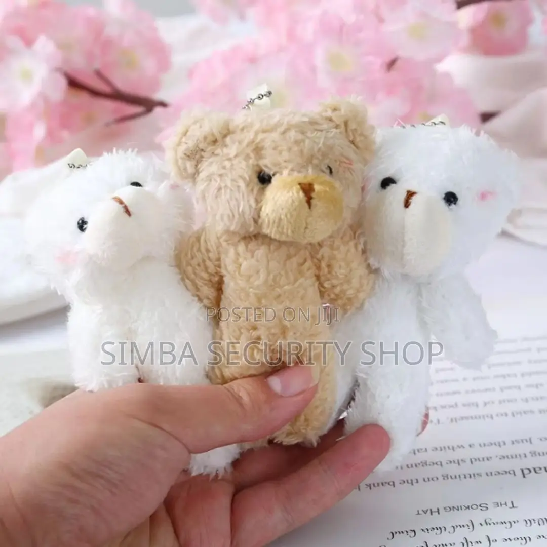 Cute Plush Teddy Bear Keychain Keyholder Toy Pendant Bag Car Doll Gift