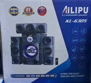 3.1ch Ailipu Homethearte Multimedia Speaker System Woofer Ac Dc