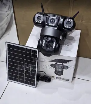 4g Triple Lens Solar Powered Camera With Night Vision T Wo Way Audio